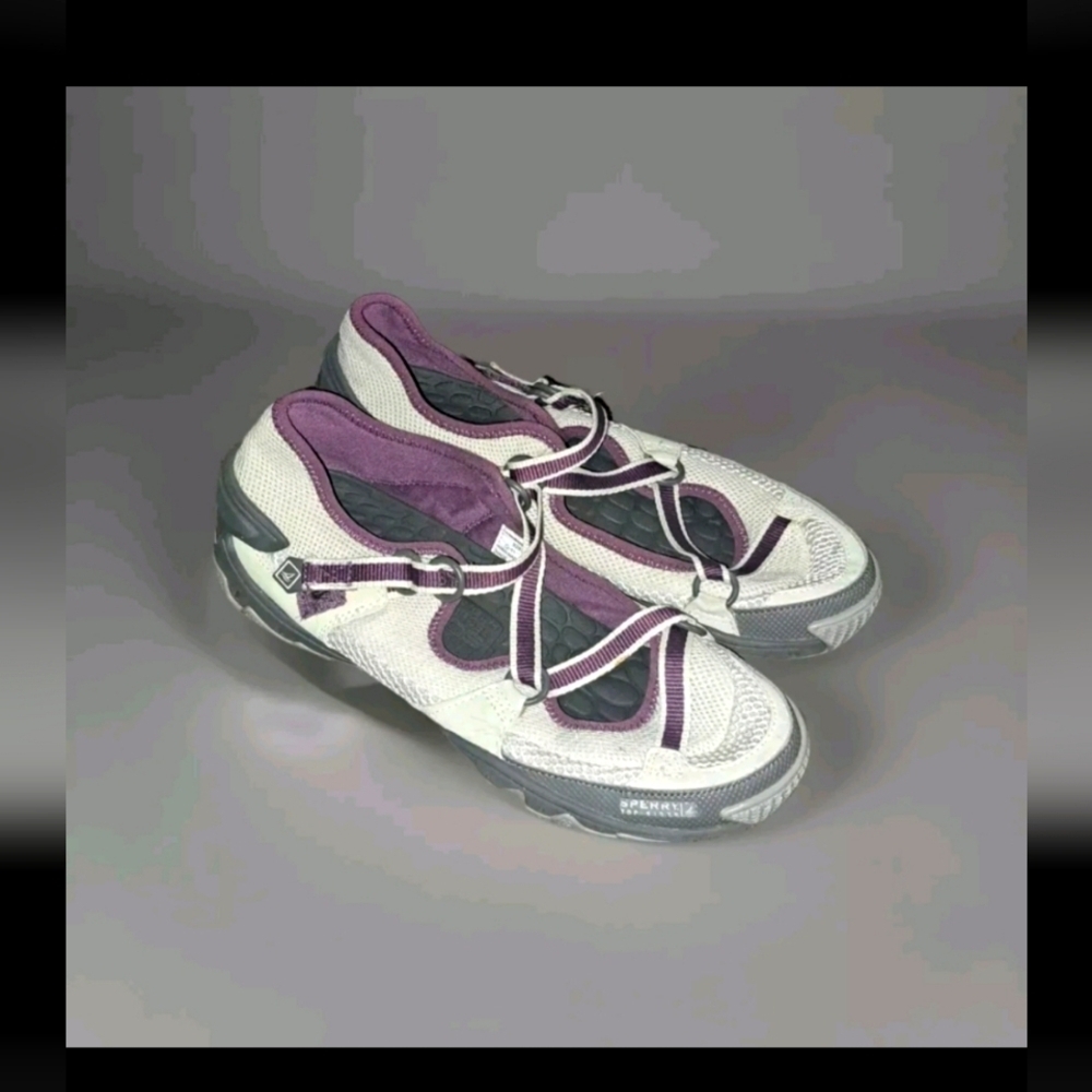 Sperry Topsider Purple White Hiking Sneakers (SB2#22)